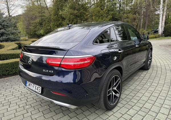 Mercedes-Benz GLE cena 259000 przebieg: 136868, rok produkcji 2017 z Żarki małe 121